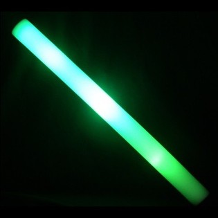 Φωτιζόμενο Ραβδί LED από Αφρολέξ - Πράσινο - 45 εκ. (17 τμχ.)
