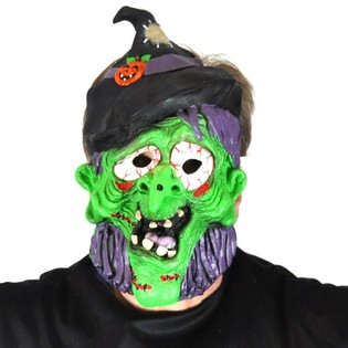 Εύκαμπτη Μάσκα Μάγισσας (2 τμχ.) | Halloween & Καρναβάλι
