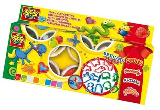 &Pi;&lambda;&alpha;&sigma;&tau;&epsilon;&lambda;ί&nu;&eta; SES Claymania 8x90g + &Kappa;&omicron;&upsilon;&pi;ά&tau; (1 &tau;&epsilon;&mu;.)