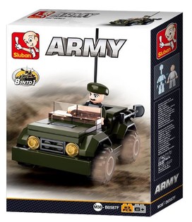 Sluban Jeep 8 &sigma;&epsilon; 1 M38-B0587F (1 &tau;&mu;&chi;.)