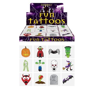 Fun Tattoos &ndash; &Mu;&omicron;&nu;&tau;έ&lambda;&omicron; Halloween (48 &pi;&alpha;&kappa;έ&tau;&alpha; x 12 &tau;&mu;&chi;.)