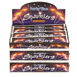 &Sigma;&epsilon;&tau; 6 &sigma;&pi;&iota;&nu;&theta;&eta;&rho;&iota;&sigma;&tau;έ&sigmaf; (sparklers), 25 cm (36 &sigma;&upsilon;&sigma;&kappa;&epsilon;&upsilon;&alpha;&sigma;ί&epsilon;&sigmaf;)