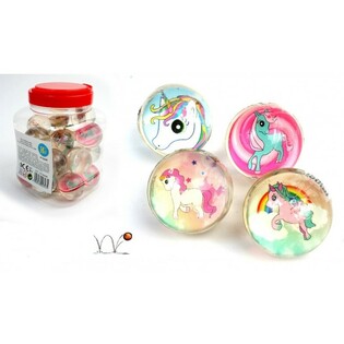 Μπαλάκια UNICORN (Μπαλάκια Αναπήδησης), 4,3 εκ. σε Βάζο (24 τμχ)