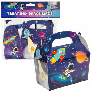 Κουτάκι για Κέρασμα Διάστημα / Space 12x12.5x6 εκ. (12 τμχ.)