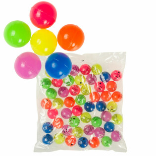 MIX ΜΠΑΛΑΚΙΑ ΧΟΡΟΠΗΔΗΧΤΑ NEON ΧΡΩΜΑΤΑ Ø 3,2 cm (50 τμχ)