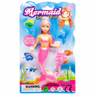 Κούκλα Γοργόνα σε Κάρτα MERMAID (12 τμχ.)
