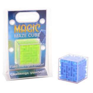 XXL Magic Maze Cube - &Kappa;ύ&beta;&omicron;&sigmaf; &Lambda;&alpha;&beta;ύ&rho;&iota;&nu;&theta;&omicron;&sigmaf; &sigma;&epsilon; Blister (6 &tau;&epsilon;&mu;ά&chi;&iota;&alpha;)