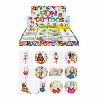 FUN TATTOOS - &Sigma;&Chi;&Epsilon;&Delta;&Iota;&Omicron;: &Nu;&Epsilon;&Rho;&Alpha;&Iota;&Delta;&Alpha; / FAIRY, &Kappa;ά&theta;&epsilon; &Pi;&alpha;&kappa;έ&tau;&omicron; 12x &Tau;&alpha;&tau;&omicron;&upsilon;ά&zeta; &Sigma;&Epsilon; DISPLAY (48 &tau;&epsilon;&mu;.)