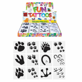 FUN TATTOO&rsquo;S - &Sigma;&Chi;&Epsilon;&Delta;&Iota;&Omicron;: &Pi;&Alpha;&Tau;&Omicron;&Upsilon;&Sigma;&Epsilon;&Sigma; &Zeta;&Omega;&Omega;&Nu;, &Kappa;ά&theta;&epsilon; &pi;&alpha;&kappa;έ&tau;&omicron; 12x &Tau;&alpha;&tau;&omicron;&upsilon;ά&zeta; &sigma;&epsilon; DISPLAY (48 &tau;&epsilon;&mu;.)