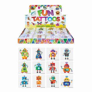 FUN TATTOO&rsquo;S - &Sigma;&Chi;&Epsilon;&Delta;&Iota;&Omicron;: &Rho;&Omicron;&Mu;&Pi;&Omicron;&Tau;, &Kappa;ά&theta;&epsilon; &pi;&alpha;&kappa;έ&tau;&omicron; 12x &Tau;&alpha;&tau;&omicron;&upsilon;ά&zeta; &Sigma;&Epsilon; DISPLAY (48 &tau;&epsilon;&mu;.)