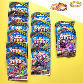 CRAZE LOOPS LOOM - BLINDBAGS - &Sigma;&Epsilon; DISPLAY (12 &tau;&epsilon;&mu;ά&chi;&iota;&alpha;)