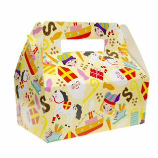 MENUBOX SINTERKLAAS - 22.5 x 12 x 9.5 Cm. (24 τμχ.)
