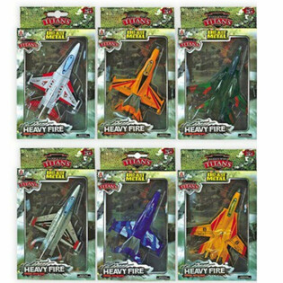 Μεταλλικά Αεροπλάνα F16 Die-Cast (6 τμχ.)