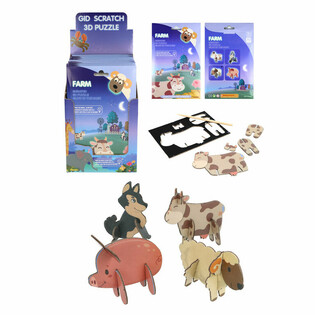 DISPLAY SCRATCH 3D PUZZLE - &Zeta;&Omega;&Alpha; &Tau;&Eta;&Sigma; &Phi;&Alpha;&Rho;&Mu;&Alpha;&Sigma; (18 &tau;&epsilon;&mu;ά&chi;&iota;&alpha;)