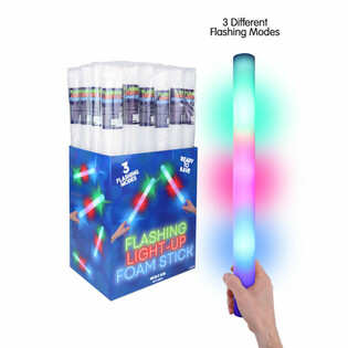 LED Foam Sticks - &Pi;&omicron;&lambda;ύ&chi;&rho;&omega;&mu;&alpha; &Rho;&alpha;&beta;&delta;&iota;ά &Pi;ά&rho;&tau;&iota; &sigma;&epsilon; Display (24 &tau;&mu;&chi;.)