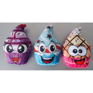 Λούτρινο Cupcake - Διάφορα Χρώματα (24 τεμ.)