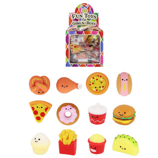Squishy Fast Food &gamma;&iota;&alpha; &Lambda;&alpha;&chi;&epsilon;&iota;&omicron;&phi;ό&rho;&omicron; - &Phi;&iota;&gamma;&omicron;ύ&rho;&epsilon;&sigmaf; &sigma;&epsilon; Display (60 &tau;&mu;&chi;.)