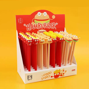 Στυλό Fast Food σε Display (48 τεμάχια)