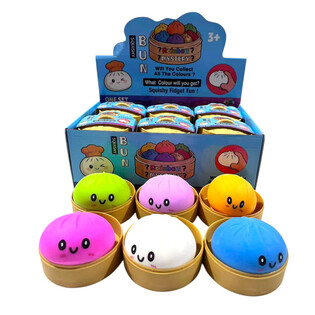 RAGE - &Mu;&epsilon;&gamma;ά&lambda;&alpha; Squishy Bun Dumplings (8.5 x 8.5 x 4.8 cm) - Viral 2026 Fidget Toy (12 &tau;&mu;&chi;.)