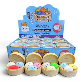 RAGE - Squishy MINI&rsquo;S EDITION Dumplings &Mu;&Iota;&Kappa;&Rho;&Alpha; (5.3 x 5.3 x 4.1 cm) Viral 2026 Fidget Toy (24 &tau;&mu;&chi;.)