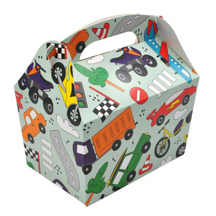 MENUBOX ΣΧΕΔΙΟ: ΟΧΗΜΑΤΑ - Διασ. 18.5x12x19 CM - FOODBOX - KIDSBOX (24 τεμ.)