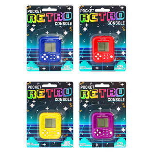 POCKET RETRO ΚΟΝΣΟΛΑ ΠΑΙΧΝΙΔΙΩΝ ΜΠΡΕΛΟΚ - 26 ΠΑΙΧΝΙΔΙΑ (6 τμχ.)
